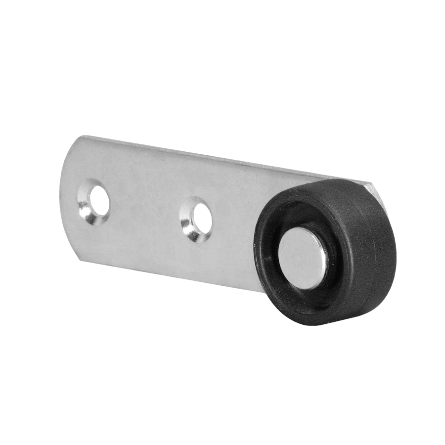 Hebel 100 × 28 mm, verzinkt, Rolle Ø 30 mm, harte Lauffläche, KARWEG GmbH & Co. KG.
