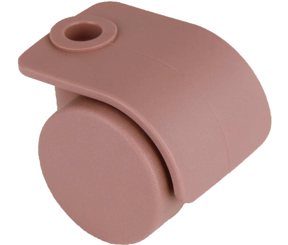 Doppelrolle Ø 35 mm, hart, Bohrung 8 mm, pflaumenfarben, für weiche Böden, KARWEG GmbH & Co. KG.