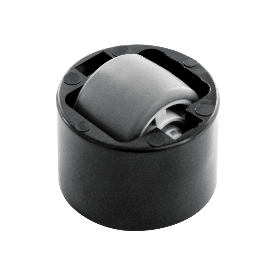 KARWEG Stollenrolle Ø 25 mm, weiche Lauffläche – perfekt für Möbelböden.