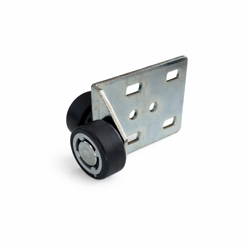 Kopfteilrolle 76 x 53 mm, 2 x Ø 30 mm weiche Räder, verzinkt, von KARWEG GmbH & Co. KG.